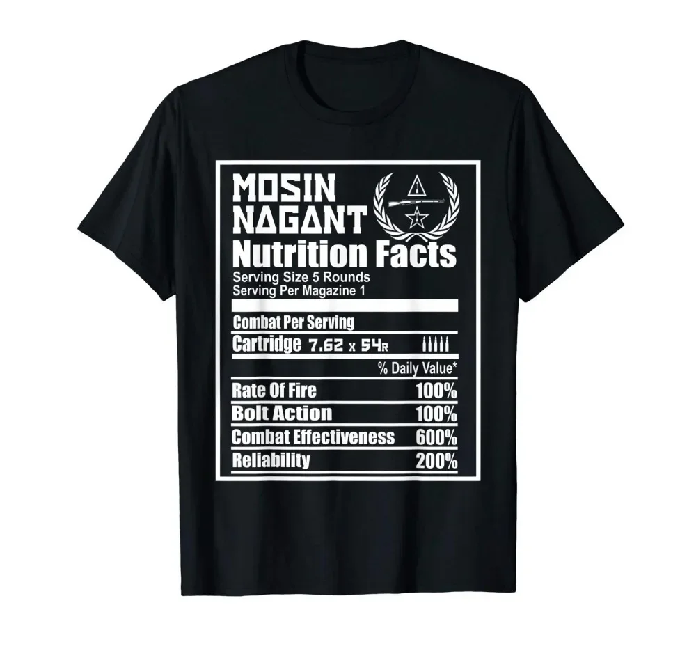Men'S Fashion Websites - Mosin Nagant Voedingswaardegegevens Zomermode T-shirts met