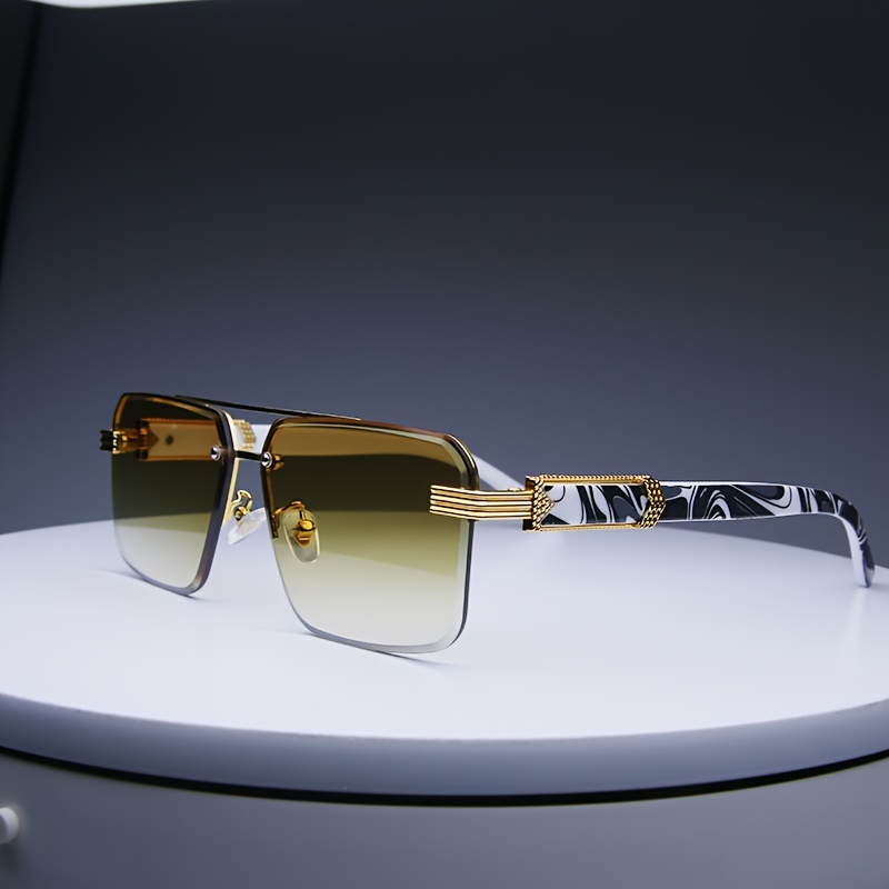 Men'S Fashion Rimless Glasses - Mode Dames Randloze zonnebril Heren Populare