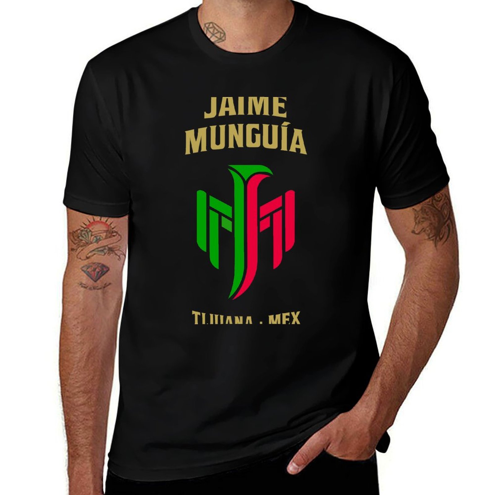 Men'S Fashion Tijuana - Jaime Munguia Tijuana Mexico T-Shirt Modeprint