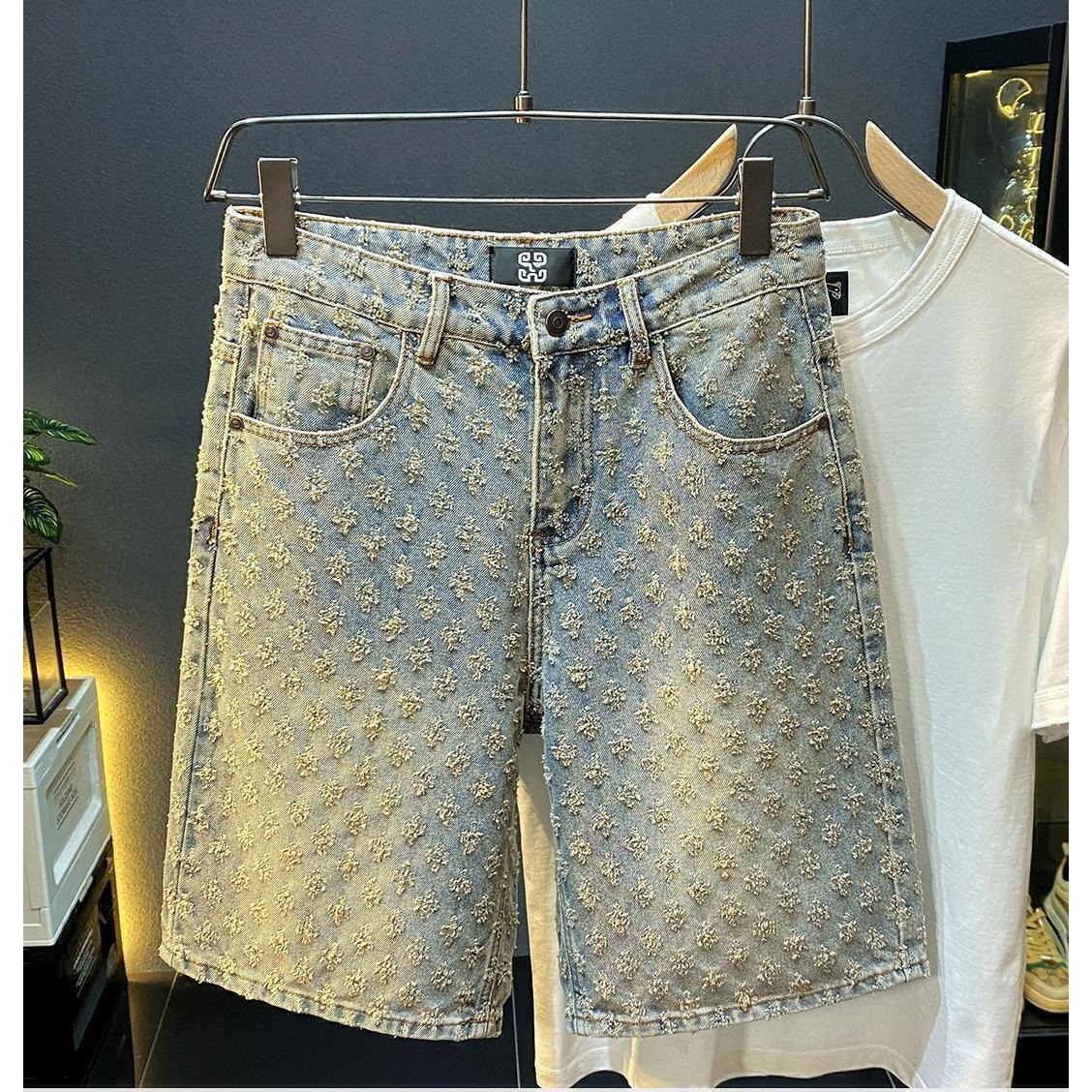 Mens Fashion Denim - Zomer High Street Denim Shorts Heren