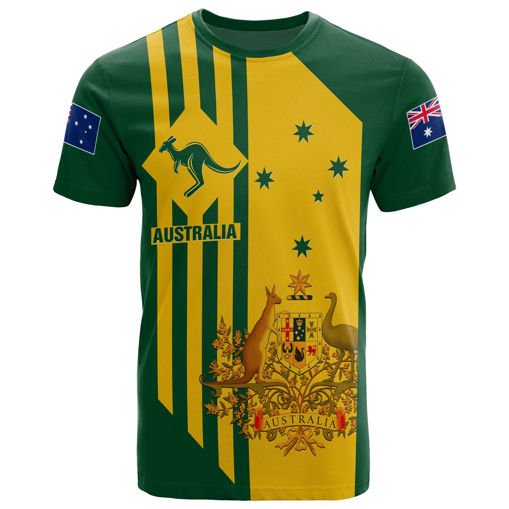 Men'S Fashion Names - Aangepaste naam Zomer Casual Australië Vlag