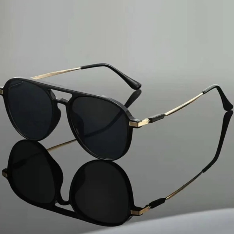 Men'S Fashion Glasses - Vintage Pilot Zonnebrillen Dames Heren Nieuwe