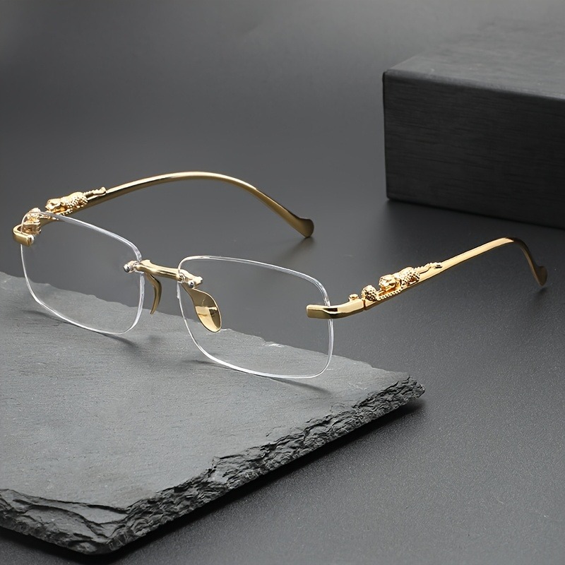 Men'S Fashion Rimless Glasses - Mode randloze metalen zonnebril heren dames