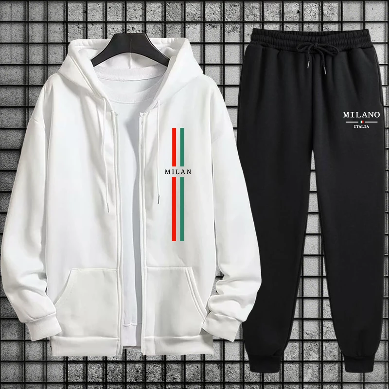Milan Men'S Fashion - Hoogwaardige Italiaanse Milanese mode sportkleding heren