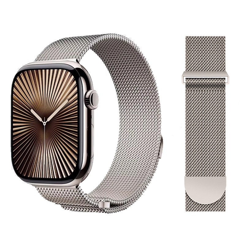 Milan Men'S Fashion - Milanese lusband voor Apple Watch-banden 44