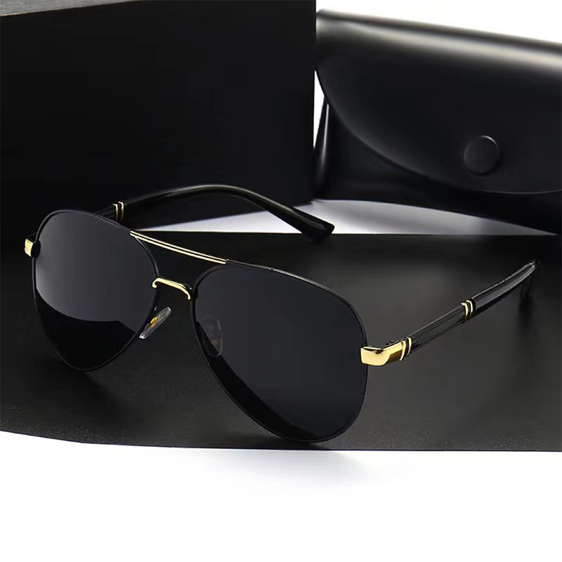 Men'S Fashion Glasses - Luxe gepolariseerde metalen zonnebrillen voor heren,