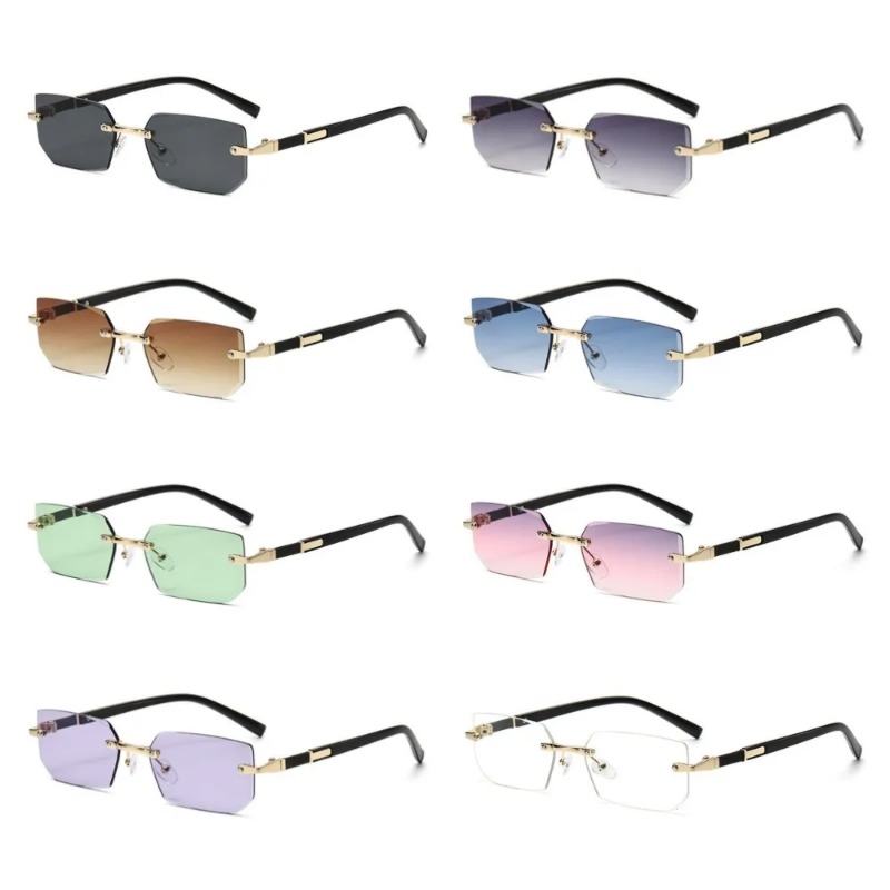 Men'S Fashion Rimless Glasses - Trendy randloze zonnebrillen voor mannen en