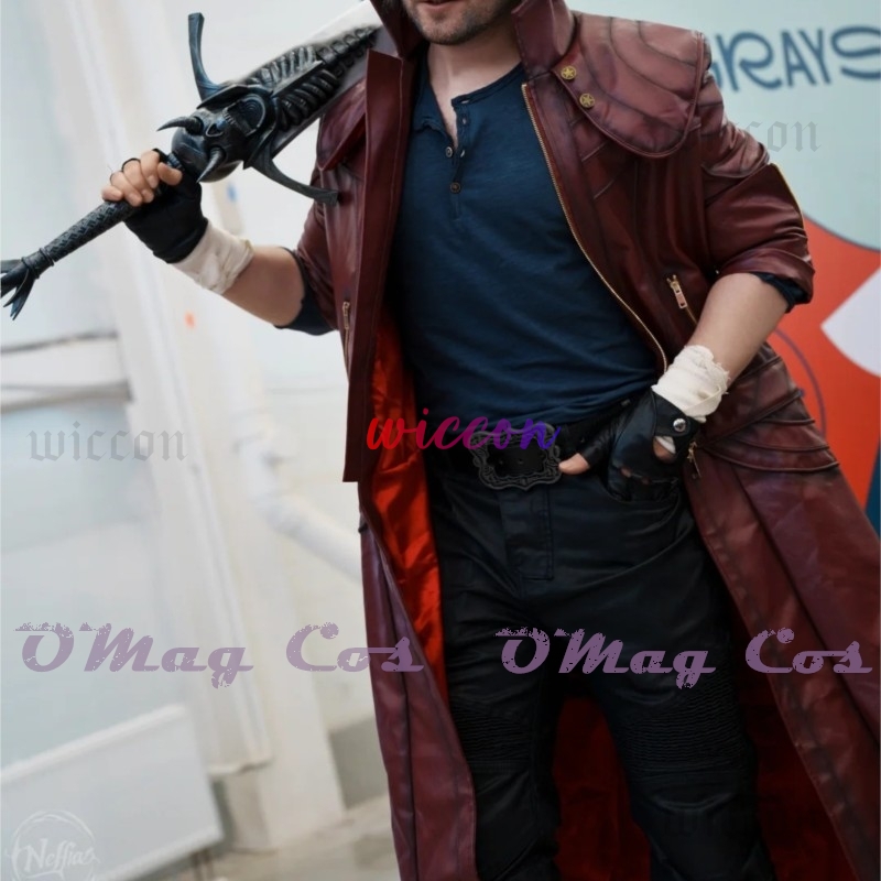 Dante Cosplay Rode Lange Trenc - Trench Coat Men recensie en prijs