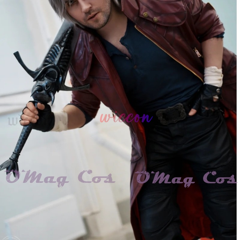 Dante Cosplay Rode Lange Trenc - Trench Coat Men recensie en prijs