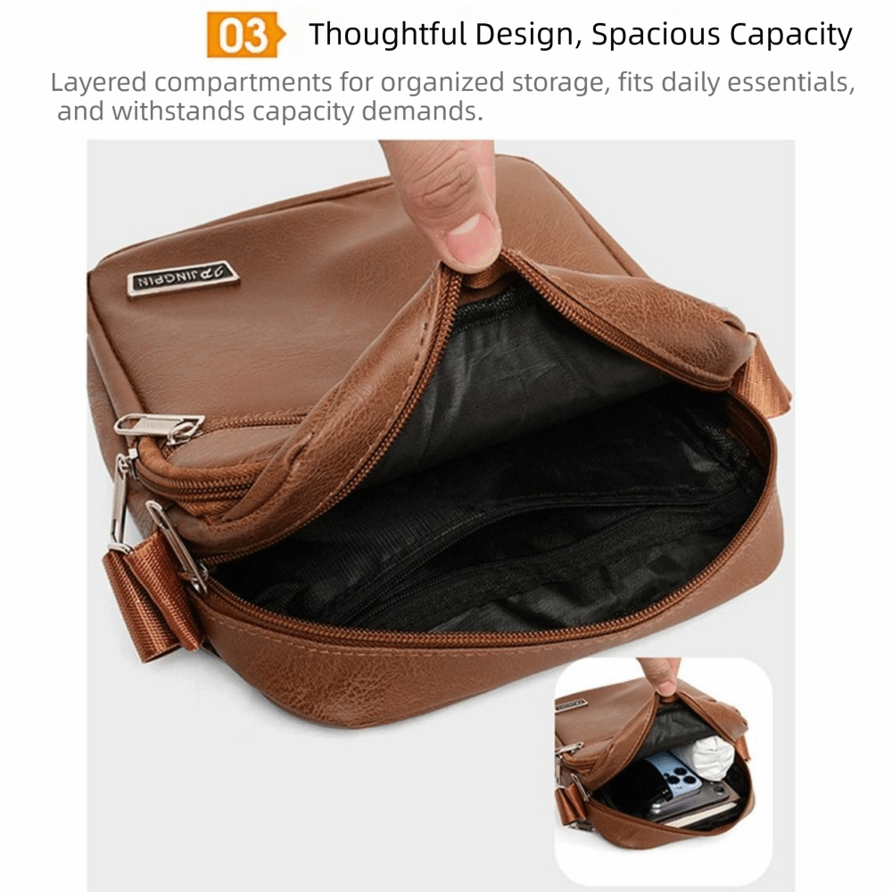 Multifunctionele PU-lederen sc - Mens Fashion Blog recensie en prijs