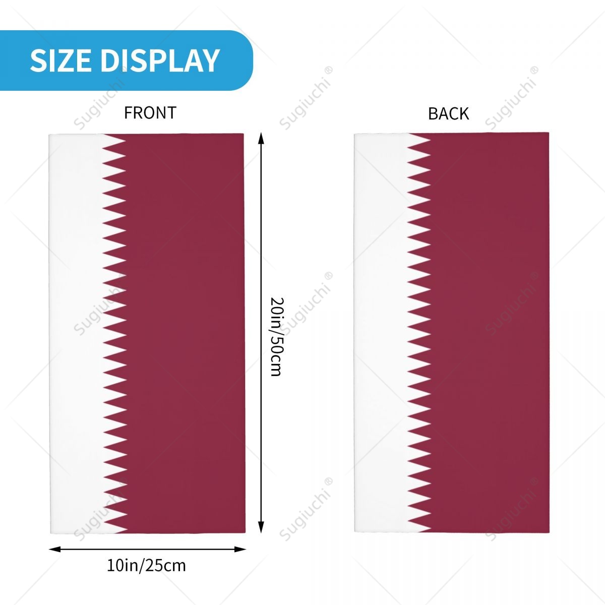 Unisex Qatar Vlag Halsdoek Sja - Men'S Fashion Qatar recensie en prijs
