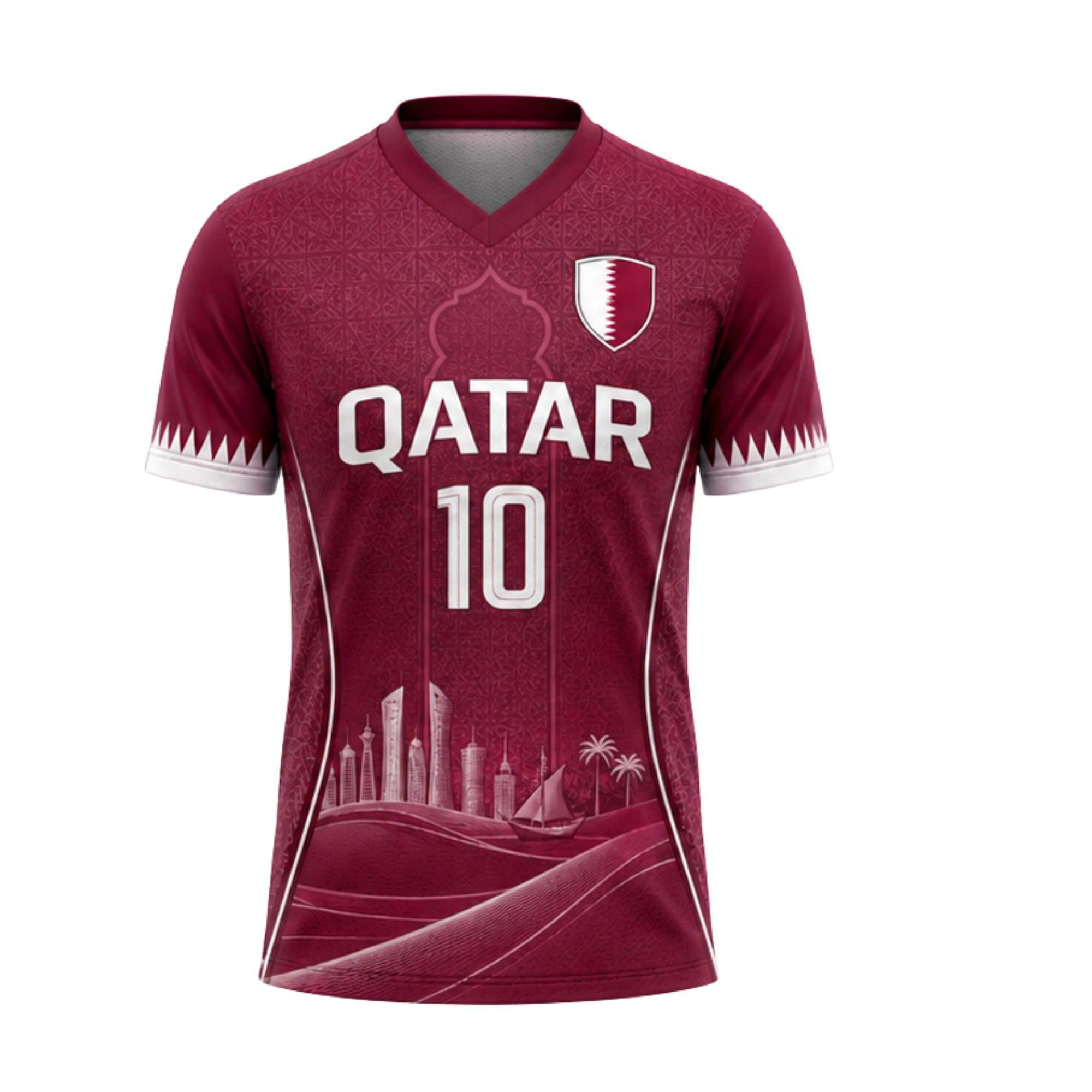 Qatar Jersey Heren Dames Voetb - Men'S Fashion Qatar recensie en prijs
