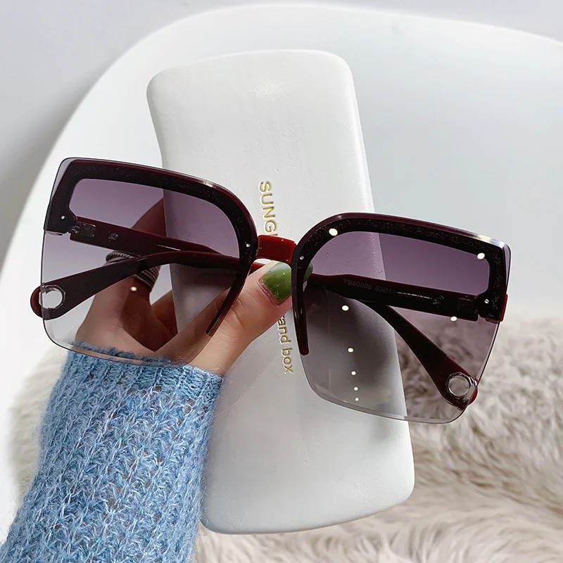 Oversized zonnebrillen voor da - Men'S Fashion Rimless Glasses recensie en prijs