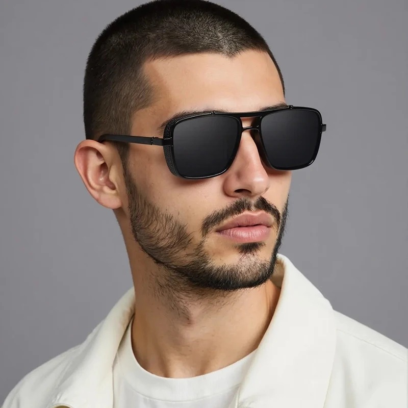 Luxe rechthoekige heren zonneb - Men'S Fashion Glasses recensie en prijs