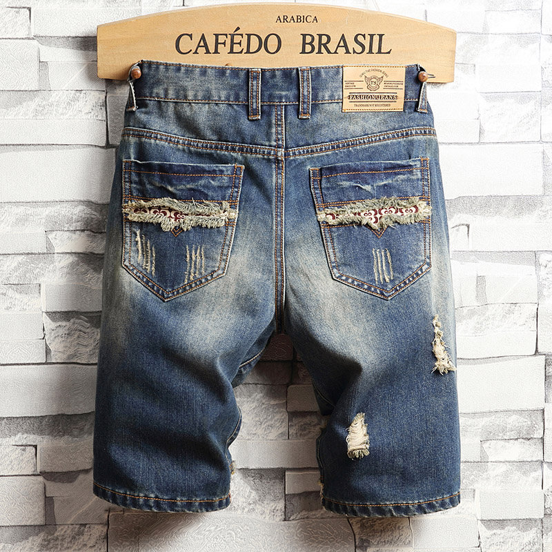 Gescheurde hiphop-denimshorts  - Men Fashion Jeans recensie en prijs