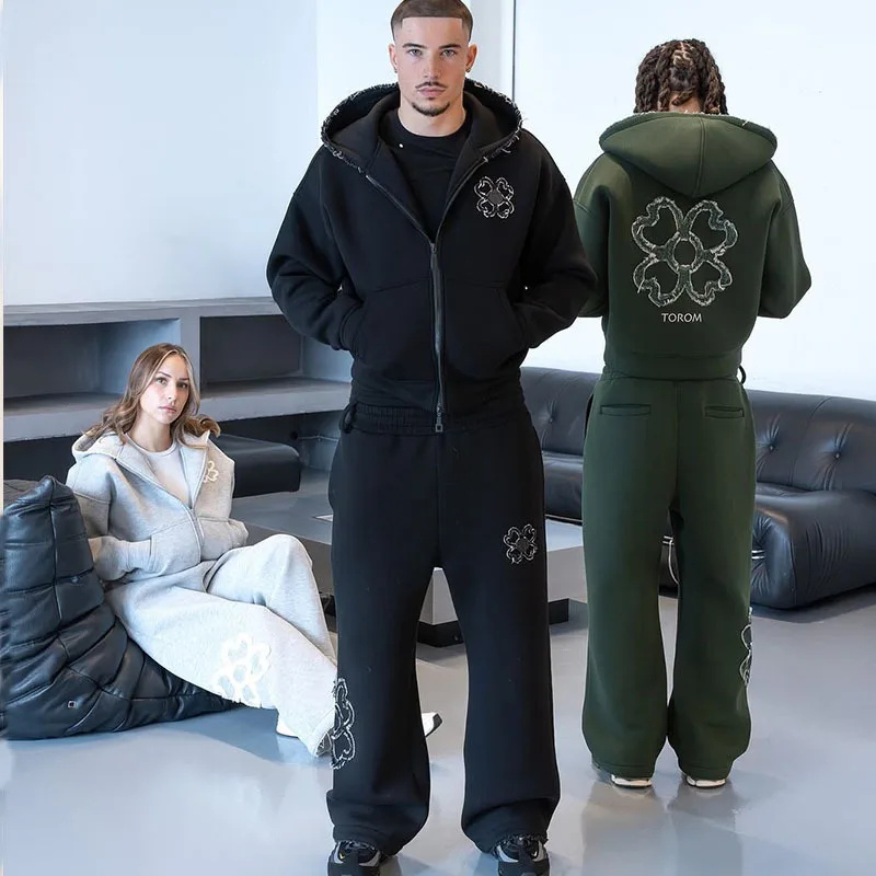 Lente Herfst Oversized 4-bladi - Mens Fashion Zip Up recensie en prijs