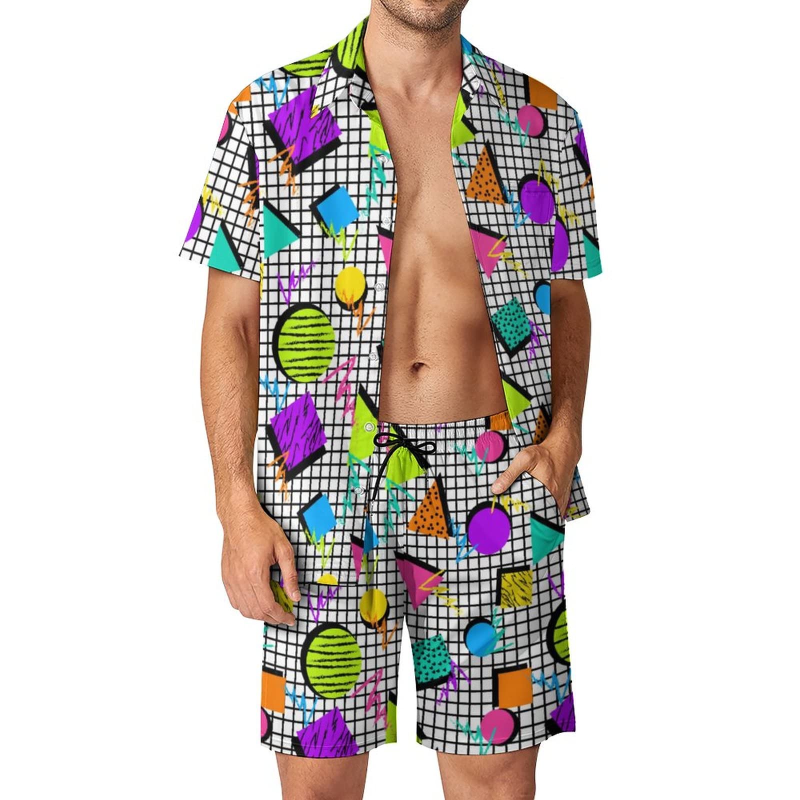 Zomer onregelmatige geometrisc - Men'S Fashion Rules recensie en prijs