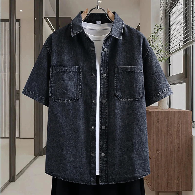 Dun denim overhemd voor heren, - Mens Fashion Denim recensie en prijs