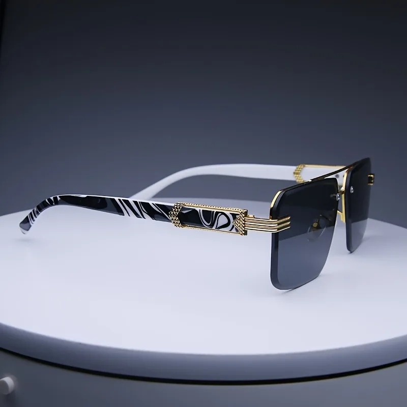 Mode randloze zonnebrillen her - Men'S Fashion Rimless Glasses recensie en prijs