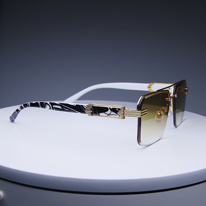 Mode randloze zonnebrillen her - Men'S Fashion Rimless Glasses recensie en prijs