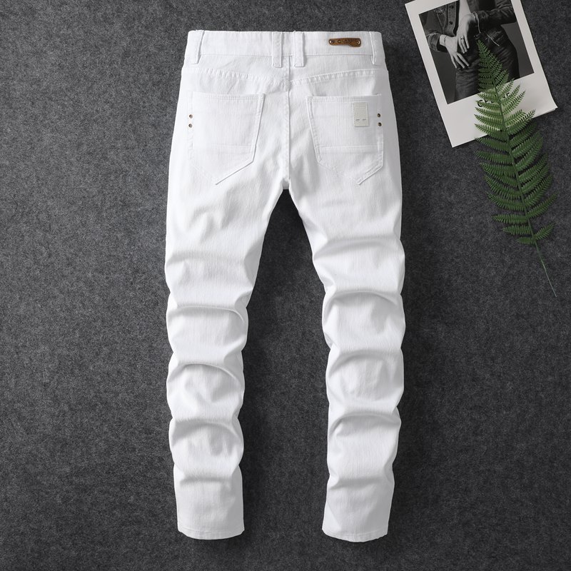 Lente nieuwe witte jeans heren - Mens Fashion Denim recensie en prijs