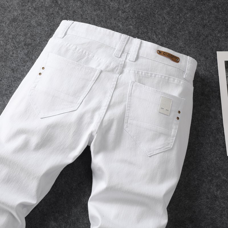 Lente nieuwe witte jeans heren - Mens Fashion Denim recensie en prijs