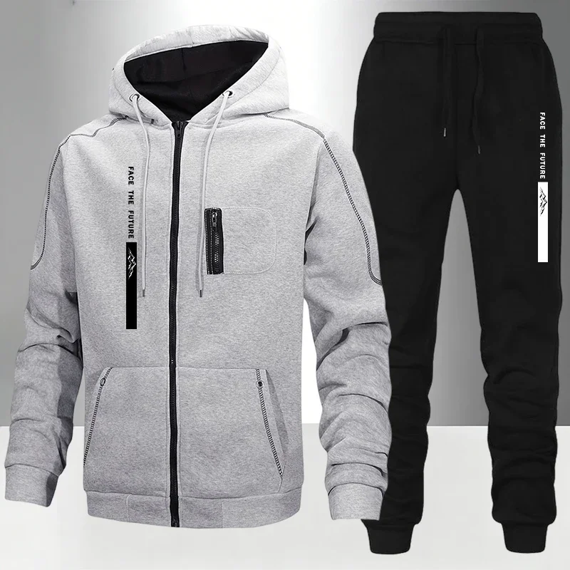Hete Aanbieding: Heren Hoodie  - Mens Fashion Zip Up recensie en prijs