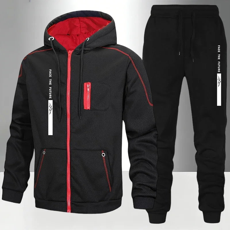 Hete Aanbieding: Heren Hoodie  - Mens Fashion Zip Up recensie en prijs