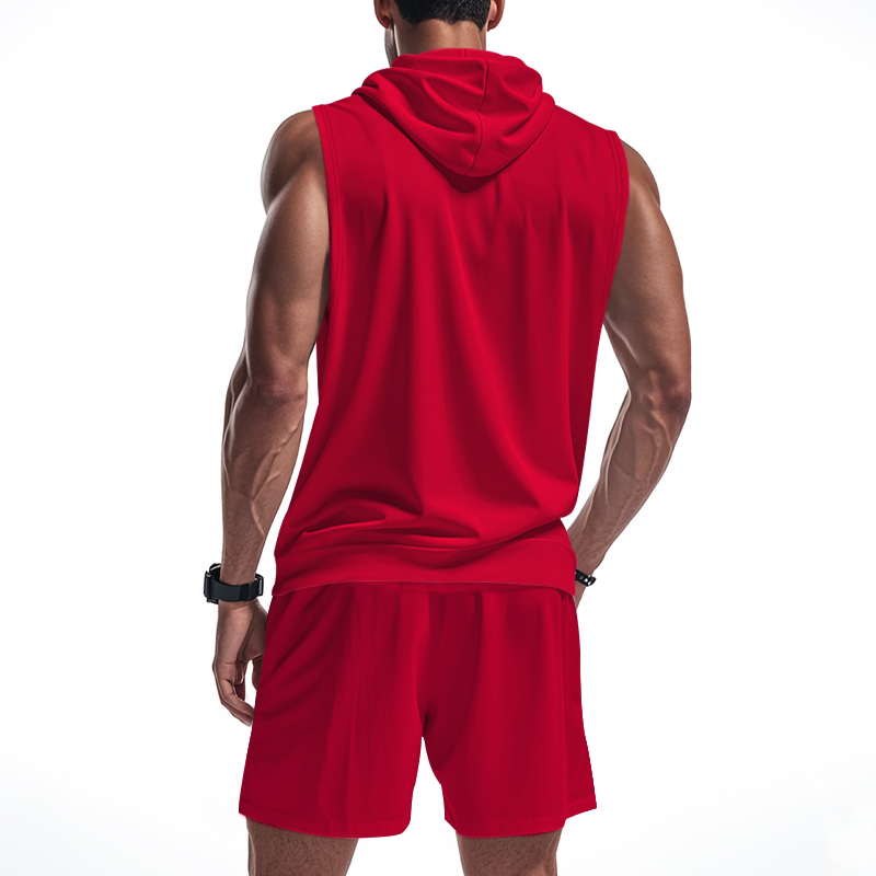 Herenpak Mouwloze Hoodie Tweed - Mens Fashion Zip Up recensie en prijs