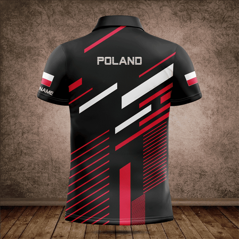 Aangepaste naam Polen vlag gra - Men'S Fashion Names recensie en prijs