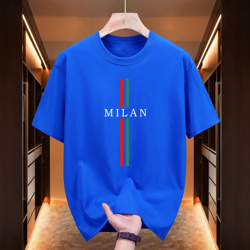 Zomer Milan Mode Katoenen T-sh - Milan Men'S Fashion recensie en prijs