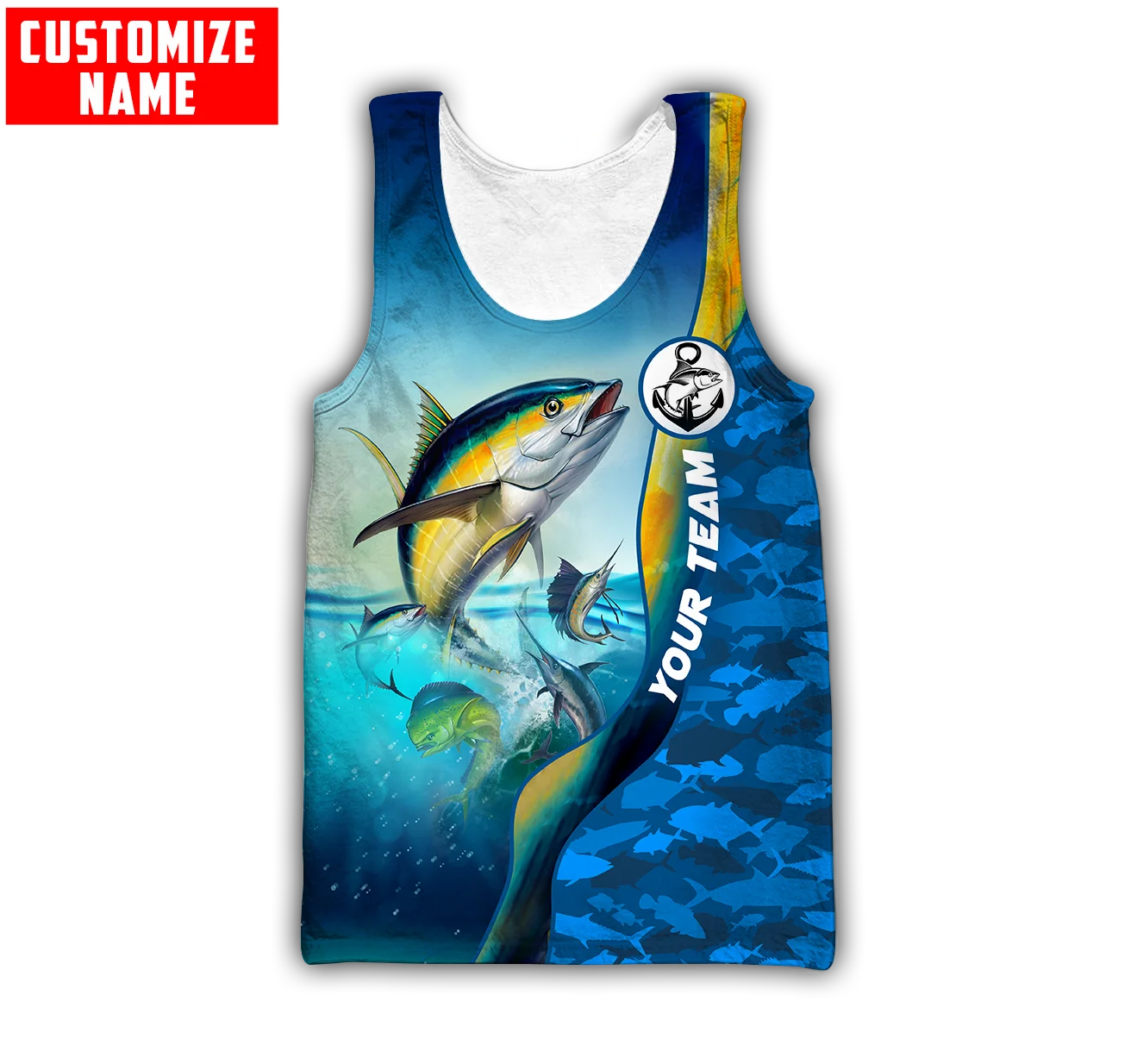 Custom Naam Mahi Mahi Vissen 3 - Men'S Fashion Names recensie en prijs