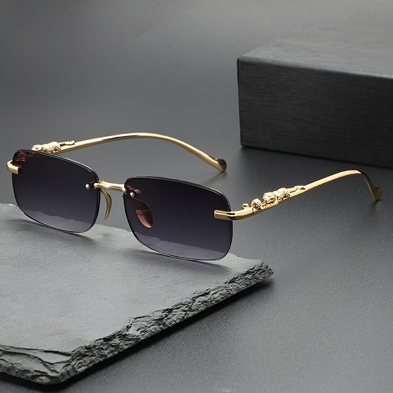 Mode randloze metalen zonnebri - Men'S Fashion Rimless Glasses recensie en prijs