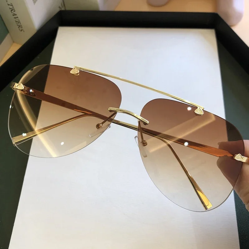 Vintage randloze pilotenbril v - Men'S Fashion Rimless Glasses recensie en prijs