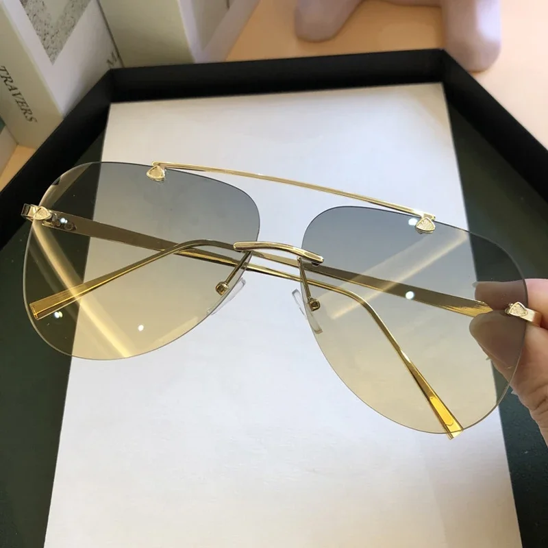 Vintage randloze pilotenbril v - Men'S Fashion Rimless Glasses recensie en prijs