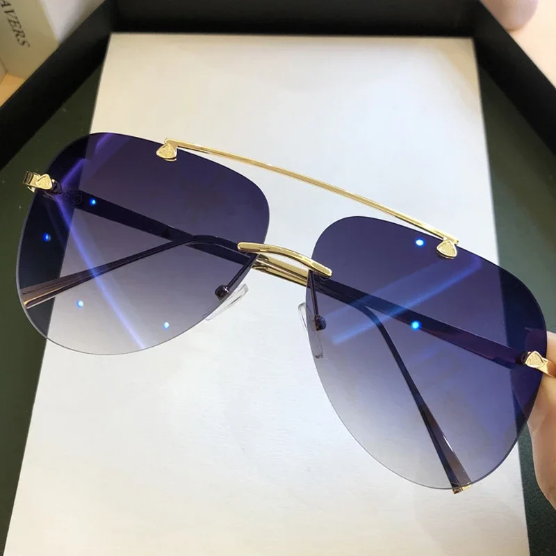 Vintage randloze pilotenbril v - Men'S Fashion Rimless Glasses recensie en prijs