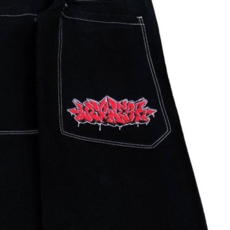 Amerikaanse mode hiphop oversi - Men Fashion Jeans recensie en prijs