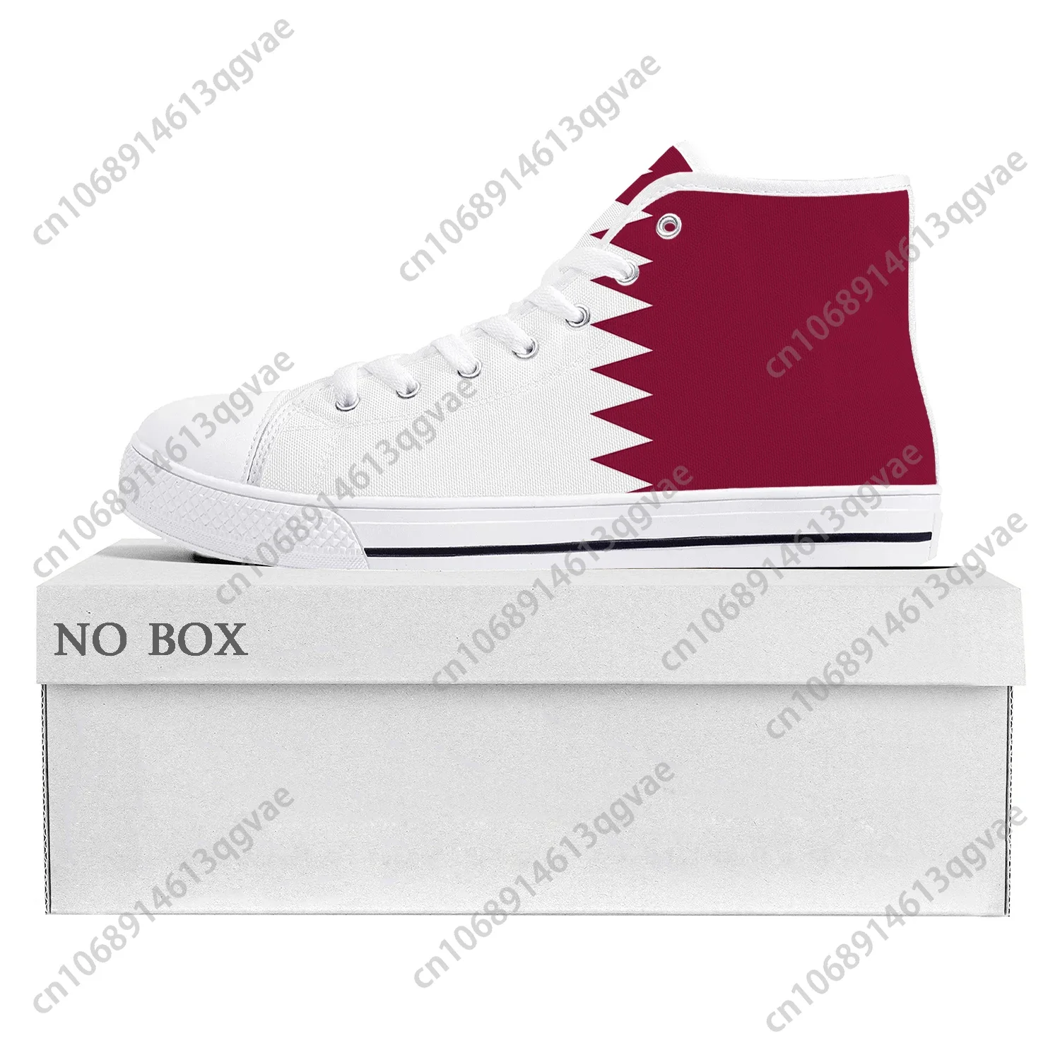 Qatar Vlag Hoge Sneakers van H - Men'S Fashion Qatar recensie en prijs