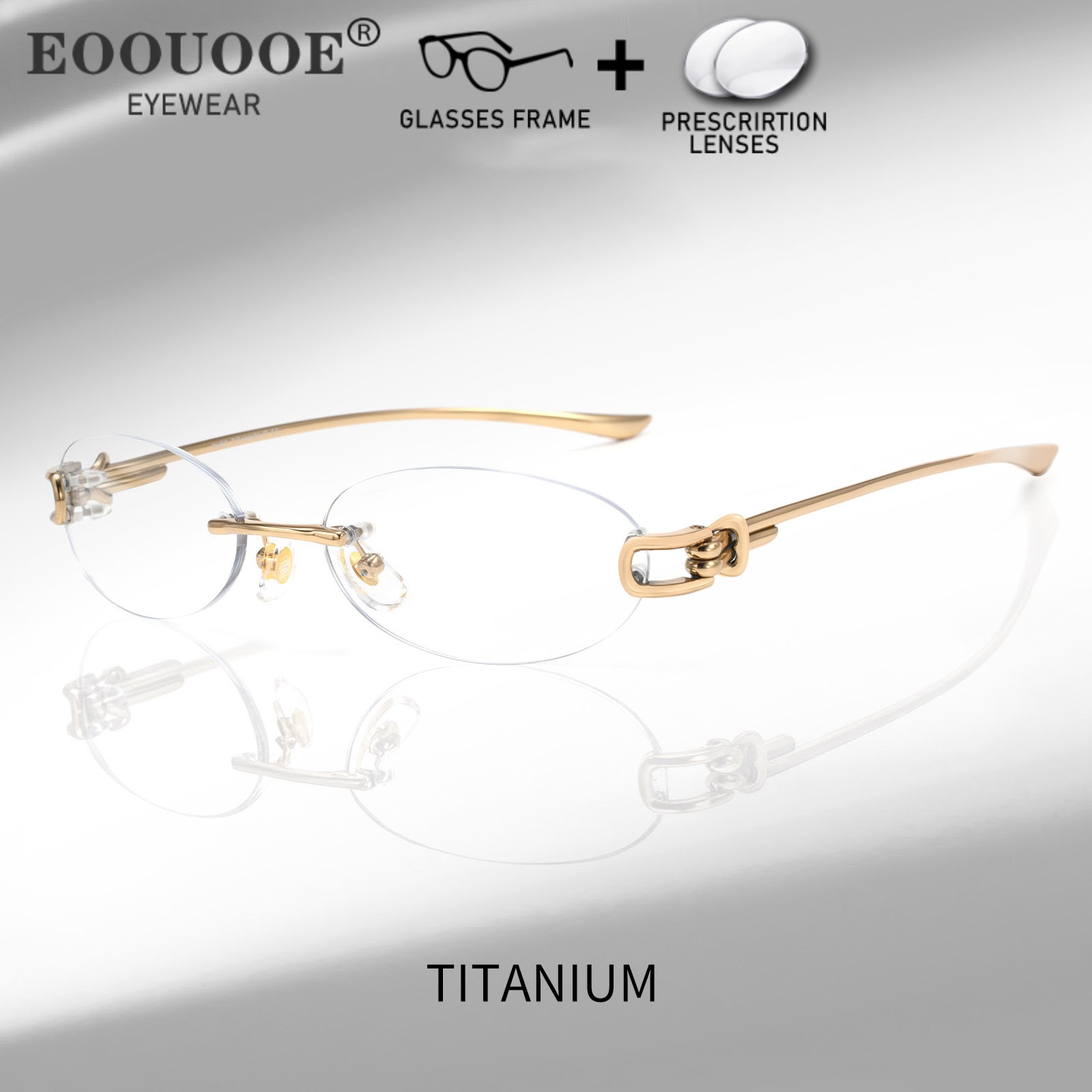 Nieuw Design Mode Mannen Vrouw - Men'S Fashion Rimless Glasses recensie en prijs