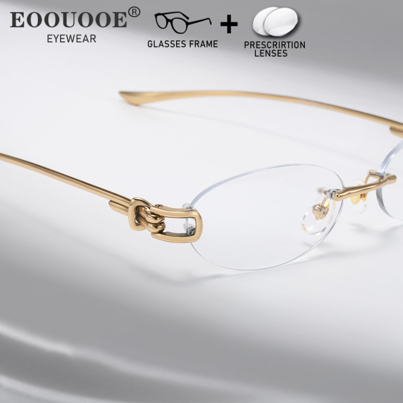 Nieuw Design Mode Mannen Vrouw - Men'S Fashion Rimless Glasses recensie en prijs