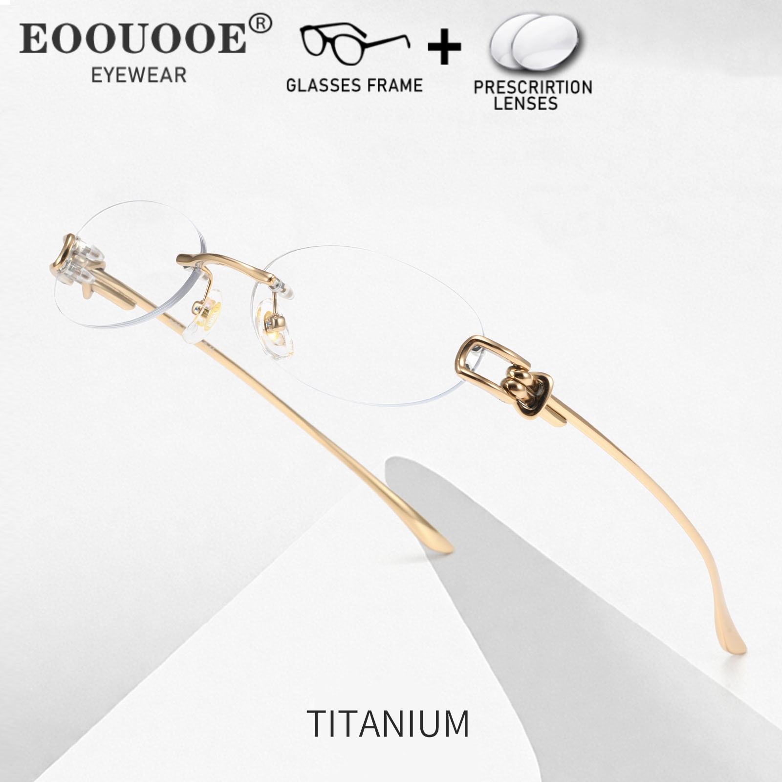 Nieuw Design Mode Mannen Vrouw - Men'S Fashion Rimless Glasses recensie en prijs