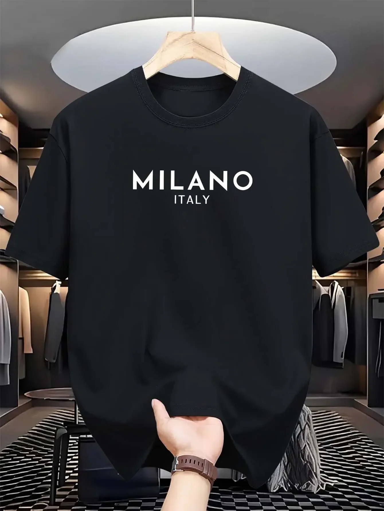Milan Italiaans T-shirt met ro - Milan Men'S Fashion recensie en prijs