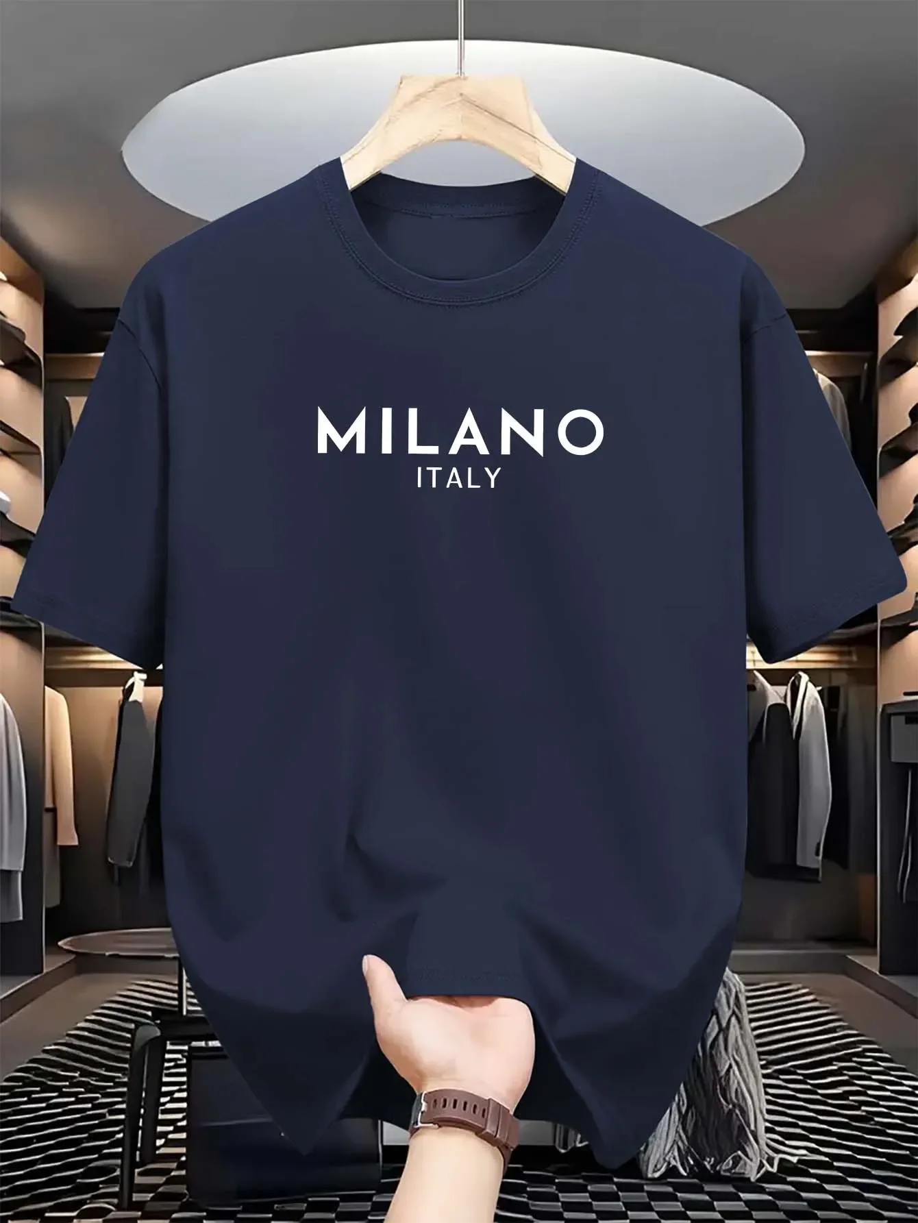 Milan Italiaans T-shirt met ro - Milan Men'S Fashion recensie en prijs