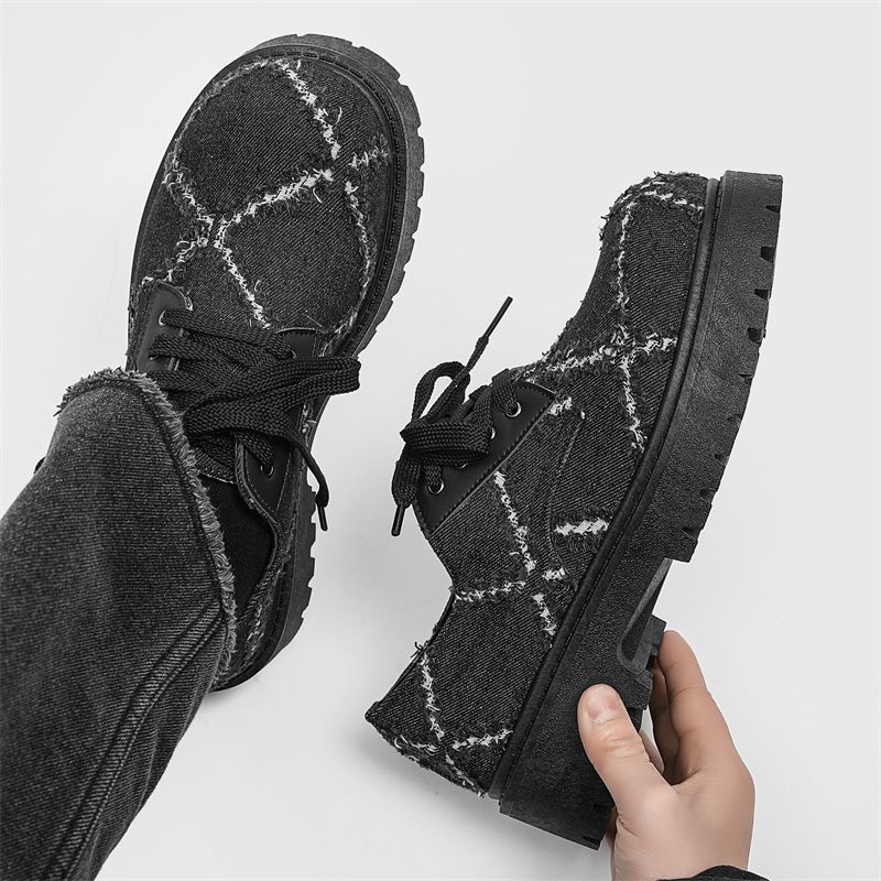 Herenschoenen van denim, herfs - Mens Fashion Denim recensie en prijs