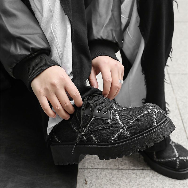 Herenschoenen van denim, herfs - Mens Fashion Denim recensie en prijs